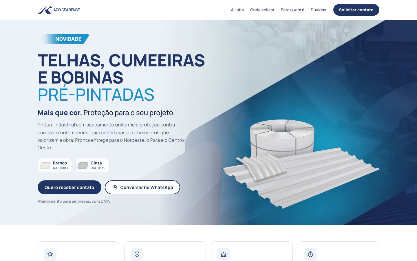 Captura da LP de pré-pintados no computador